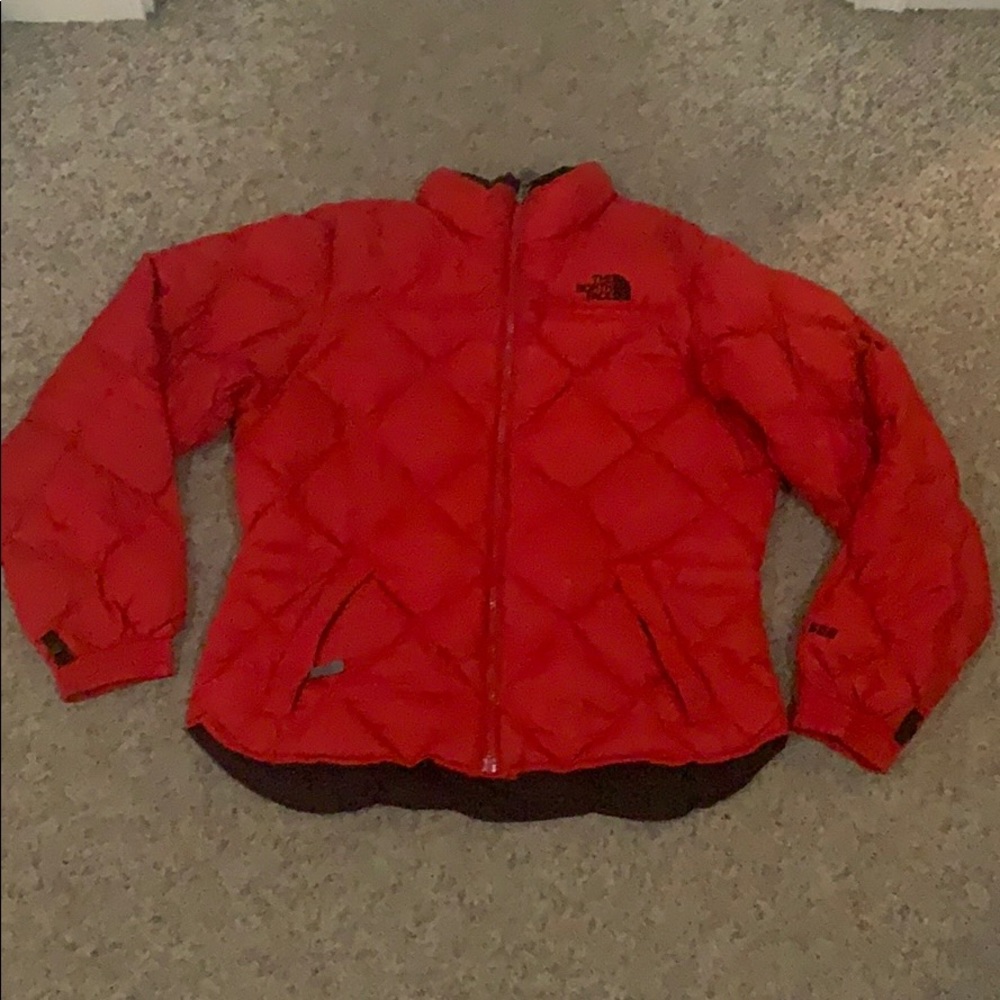 Vtg The North Face Red goose down 600 jacket M